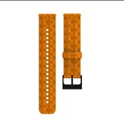 Nowy pasek silikonowy 22 mm – żółty bursztynowy – do smartwatchy