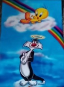 zestaw 4 plakatów Tweety Looney Tunes
