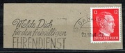 WMG, stempel propagandowy DANZIG 27.10.1944 r. znaczek DR Mi 827