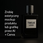 Estetyczne grafiki / mockupy przez AI + Canva/GIMP – szybko