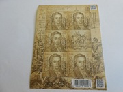 Arkusz 5 znaczkowy z przywieszką 5254