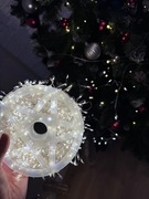 Lampki na druciku 1000 LED ciepła biała 30 m zasilanie sieciowe