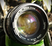 Obiektyw Canon FD 50mm f/1.4 S.S.C. z wadą!
