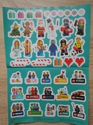 Naklejki LEGO zestaw 