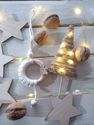 Ozdoba świąteczna w stylu Boho, eko bombka 017