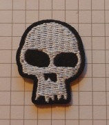 Morale Patch/Naszywka MAŁA  CZASZKA  (rewers z klejem)