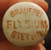 Stary poniemiecki kapsel z browaru stetin