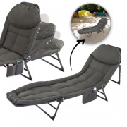 Łóżko turystyczne, polowe, kanadyjka 200 x 64cm składane z kieszonką AR06SZ