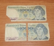 Stary banknot 1000 zł PRL 1 Czerwca 1982