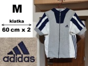 bluza z kapturem ADIDAS VINTED r. M klatka 113 114 115 116 117 118 119 120