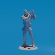 Figurka Jax z Mortal Kombat