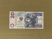 20 zł 1994 stan 1 seria GU
