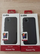 Nowe etui SBS do Huawei Y5P czarny silikon plecki