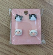 Kolczyki kocie mordki