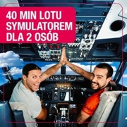 40 minut lotu symulatorem 737 dla 2 osób - voucher Flyspot Warszawa