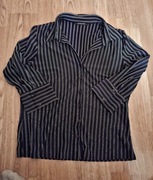 Bluzka koszula DUNNES STORES roz 42 elegancka w paski rękaw 3/4 st. b.db
