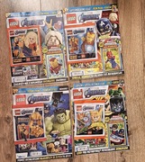 Gazetka czasopismo Lego Marvel Avengers Loki Thanos Iron Man Kapitan Marvel