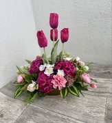 Stroik nagrobny tulipan cmentarz mały