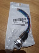 Guuzi – zatrzaskowy przycisk 22 mm, 220–230V /10A, LED niebiesko-biała