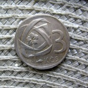 Czechosłowacja 3 Korony 1965r