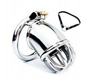 Stalowy pas cnoty klatka na penisa Chastty + Pasek podtrzymujący oring 50mm