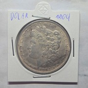 Stara Moneta Stany Zjednoczone USA 1 Dolar USD Morgana 1904 r.