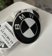 EMBLEMAT BMW znaczek logo BMW 82mm maska klapa 