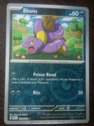 REVERSE HOLO Ekans 100/162 Karta POKEMON TCG S&V Temporal Forces