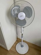 WENTYLATOR PODŁOGOWY STOJĄCY SPRAWNY HB SF 4302 WYS. 120 CM BIAŁY