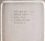Procesor i7-860 2,8GHz 4 rdzenie