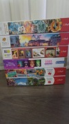 Zestaw trzech paczek puzzle 