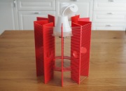 Żyrandol żyłkowy, lampa PRL, super stan z metką