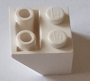LEGO 3660 Biały stok, odwrócony 45 2 x 2 6329