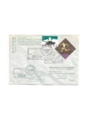 Koperta-karta-znaczki Fi 1281, 1366, 1368-stemple  1964 r.       KW25
