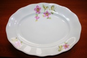 Wielki talerz patera półmisek porcelana Karolina