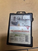 Komplet śrub zabezpieczających do kół samochodowych M12x1,5 Opel Merva