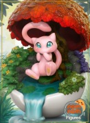 Figurka druk 3D żywica 12K " Chibi Mew - Pokemon " - Chibi
