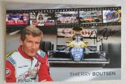 Oryginalny Autograf Thierry Boutsen