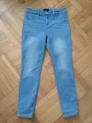Spodnie jeansowe niebieskie Mohito wysoki stan 40 L jeansowe 24 hm