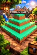 Stojak na Figurki Kinder Joy Minecraft | Półka Ekspozytor na Minecraft