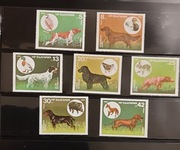 !!! BUŁGARIA  PSY MYŚLIWSKIE 7szt... KOMPLETNA_SERIA...CZYSTE**!!!