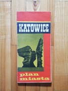 mapa plan miasta Katowice 1976r.
