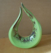Ceramiczny zielony wazon design
