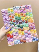 GUMKI DO WŁOSÓW KOLOROWE WZORY ZESTAW 100 SZTUK