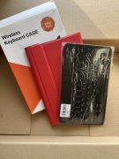 Etui z klawiaturą Samsung Tab A7 2020 10.4 RED