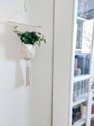 UP Kwietnik makrama wiszący na ścianie ze sznurka Naturalny Ecru nr20