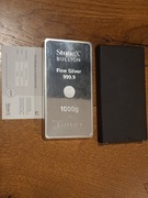 Srebrna moneta sztabka srebro 1kg Stonex Bullion 1000g