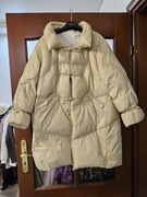 Kurtka beż puchowa