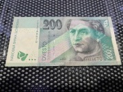 Banknot 200 Koron Słowacja 2002r