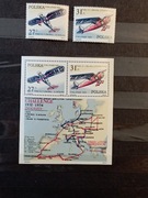 Rok 1982 Fi. 2658-59 **+ Blok 117**przerwana linia lotu